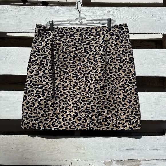 EUC Talbots Leopard Print Skirt - Picture 4 of 5